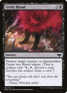 Magic the Gathering (mtg): VOW: Grisly Ritual - Foil - Picture 1 of 1