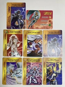 Overpower Marvel Collectible Card Game - Set of 8 Storm Character Cards - Picture 1 of 10