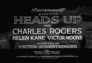 HEADS UP (1930) DVD CHARLES 'BUDDY' ROGERS, HELEN KANE - Imagen 1 de 1