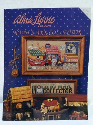 Alma Lynne Designs NOAH'S Ark Collector Cross Stitch Patterns #ALX-124 1994 VTG - Image 1 of 4