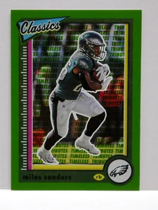 🏈2022 Panini Classics Green Timeless Tributes 13/25 Miles Sanders #81 - Bild 1 von 7