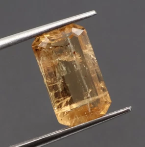4,70 Crt natürlicher kaiserlicher Topas Baguetteschliff Stein 13x7,5 mm November Geburtsstein - Bild 1 von 8
