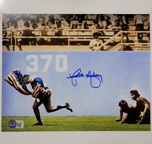 Rick Monday autograph signed 8x10 Photo Saves American Flag ~ Beckett BAS WIT
