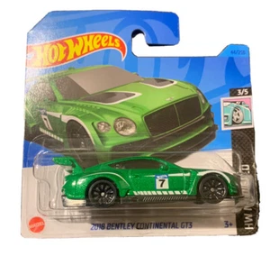 HOT WHEELS 2023 2018 BENTLEY CONTINENTAL GT3, METTALIC GREEN, SHORT CARD. - Picture 1 of 1