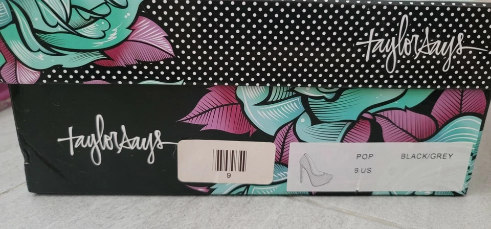 Taylor Says Pop preto/cinza tamanho 9 - Imagem 1 de 4