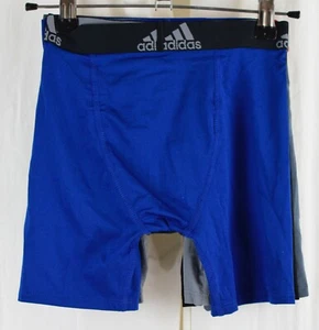 4 PACK adidas Boy Athletic Fit Microfiber Long Boxer Brief Underwear Size Medium - Picture 1 of 3