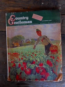 Country Gentleman Sept 1945 Farming vintage Advertising Collectible Prints - Picture 1 of 11