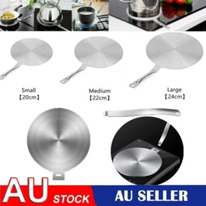 Induction Hob Converter Heat Diffuser Disc Adapter Plate Saucepan Cooker Plate - Picture 1 of 10