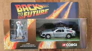 Corgi CC05501 Back To The Future DeLorean & Doc Brown Figure Diecast 1:36 - Picture 1 of 6
