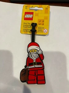 Lego Christmas Santa Silicone Luggage Bag Tag New with Tag - Picture 1 of 1