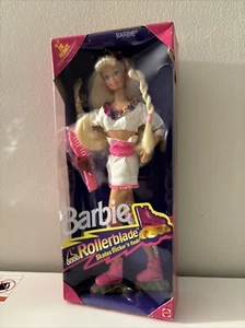 Vintage 1991 Barbie Rollerblade Doll Skates Flicker 'n Flash Mattel 2214 - Picture 1 of 2
