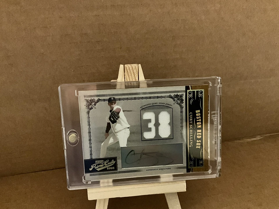 2005 Prime Cuts Material Jersey  Auto #63 Curt Schilling #'2/5  S/P - Image 1 of 3
