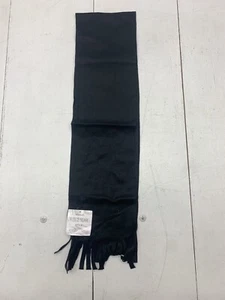 Womens Black Fleece Scarf 60” X 8” - Picture 1 of 4