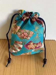 Japanische Handtasche, WAGARA, KIMONO, Handarbeit - Bild 1 von 4
