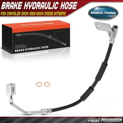Manguera hidráulica de freno de pasajero delantero para Chrysler 300M 1999-2004 Dodge Intrepid Foto 1 de 4