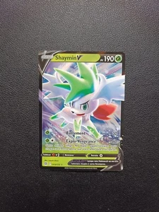 Pokemon Karte Shaymin V 013/172 EB09 Schwert & Schild Strahlende Sterne DE NEU - Bild 1 von 2