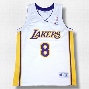 VINTAGE LA Lakers Kobe Bryant 8 Jersey Vest Champion Medium M Mens NBA Shirt - Picture 1 of 12