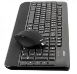 Kit clavier + souris sans fil USB - Photo 1/3