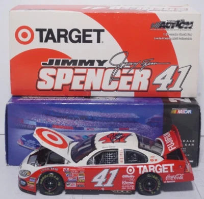 2002 Jimmy Spencer Target 1/24 Action NASCAR Diecast Nascar Model Autographed - Image 1 of 4