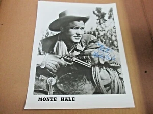Foto attore Monte Hale firmata a mano con certificato di autenticità - Foto 1 di 1