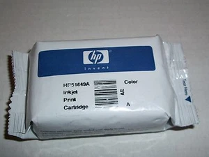 ORIGINAL HP COLOR TINTENPATRONE HP51649A ABGELAUFEN WERKSEITIG VERSIEGELT - Bild 1 von 2