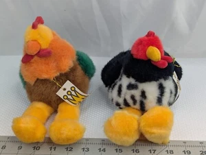 Manhattan Toy Chicken Rooster Plush Lot 11 Inch 1996 Stuffed Animal Toy - Picture 1 of 16