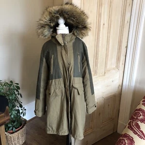 Olive Green Coat 12/Medium - Picture 1 of 11