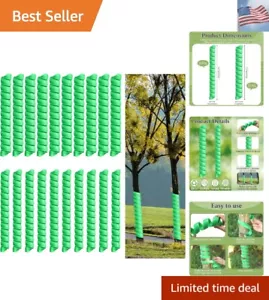20 Pcs Tree Protectors 2 Size Plastic Spiral Tree Guard Tree Trunk Protector ... - Picture 1 of 8