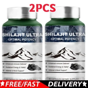 2x Shilajit Ultra Optimal Potency, Shilajit Extract with L-Arginine, Pure一 - Picture 1 of 8