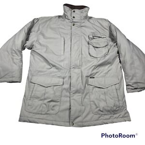 Bert Pulitzer  Coat Tan Snap & Zip heavy winter Jacket  Size Large US Mens