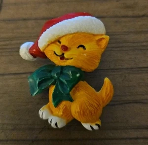 Pin gato Navidad vintage - Imagen 1 de 6