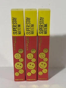 Set (3) Maybelline ~ Super Stay Matte Ink flüssiger Lippenstift ~ #440 Pleasure Seeker - Bild 1 von 2