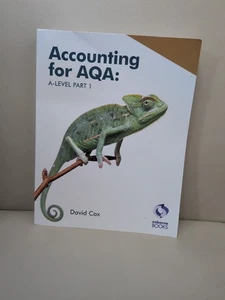ACCOUNTING FOR AQA - A LEVEL - PART 1 - ACCOUNTANCY BOOK - GC - Picture 1 of 1