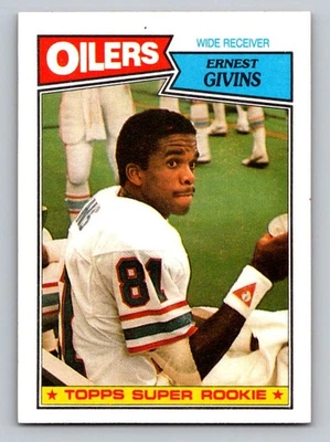 Ernest Givins #310 1987 Topps Houston Oilers RC - Image 1 of 2