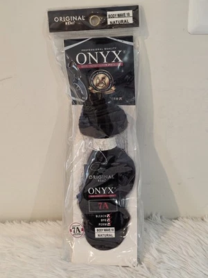 "Paquete único de extensiones de cabello humano ONYX Virgin Brazilian Remi 7A Body Wave 10""" Foto 1 de 4