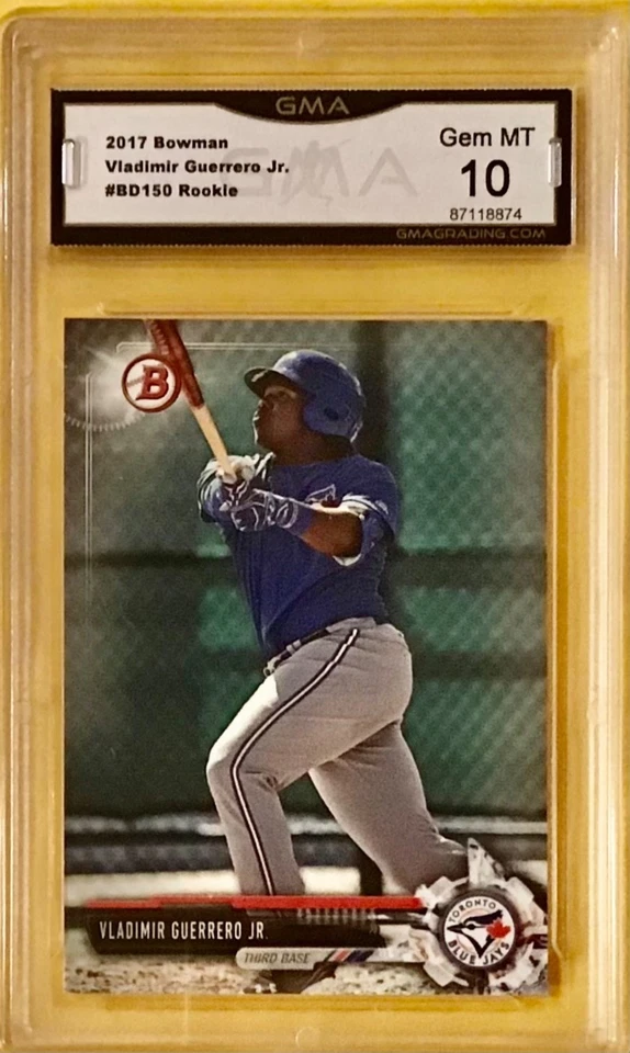2017 BOWMAN DRAFT #BD150 - VLADIMIR GUERRERO JR - ROOKIE - GMA 10 - GEM MINT Foto 1 de 1