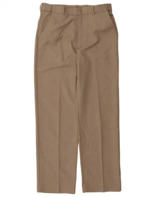 FARAH Womens Classic Straight Chino Trousers W32 L31  Grey Polyester DD04 - Image 1 of 4