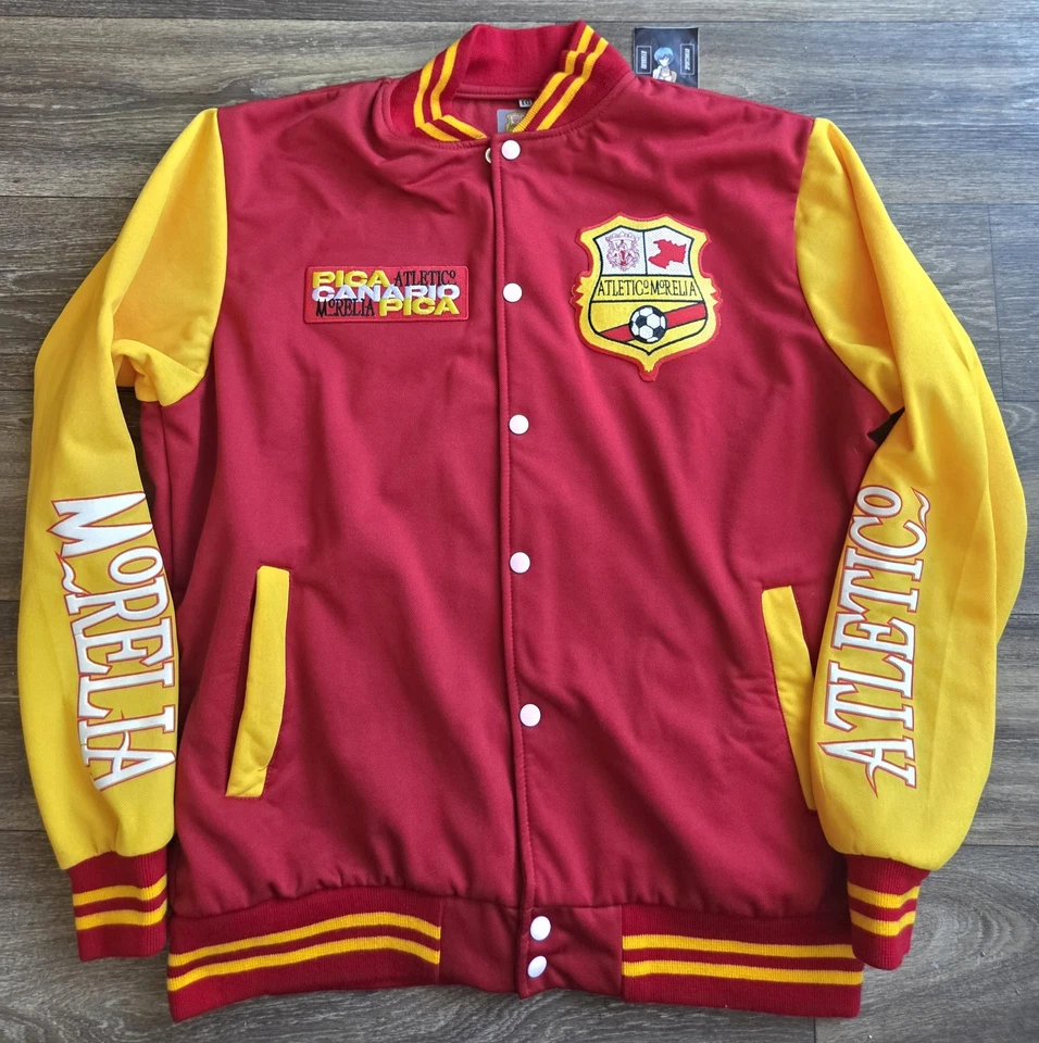 Teamback Atlético Morelia 75 Aniversario Fútbol Fútbol Chaqueta Universitaria Hombres XL Foto 1 de 4