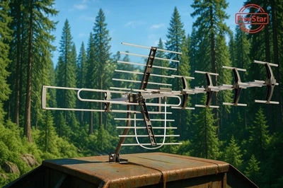 FIVE STAR 2025 New Digital HD TV Antenna Directional VHF UHF Outdoor OTA Best Signal
