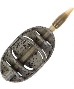 ICS In-Line Dura Flat Method Fishing Feeder Medium 45g - Bild 1 von 2