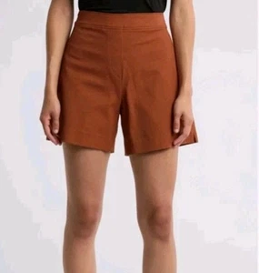 Spanx On The Go Damenshorts X Large bronzefarben Stretch-Twill 6 Zoll Schrittlänge  - Bild 1 von 4