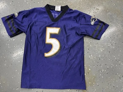 巴尔的摩乌鸦队 Joe Flacco #5 耐克 NFL 球衣青少年小号 — 第 1/4 张图片