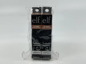 2 PACK - e.l.f. O FACE Satin Lipstick Rich Pigment LongLasting #81794 NO DOUBT - Picture 1 of 8