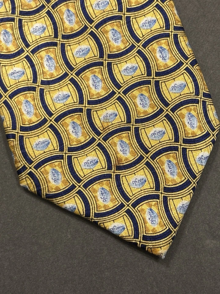 Promotional Pfizer Pharmaceuticals, 100% Silk Tie, Viagra, Boner  Pill. Awesome - Image 1 of 4