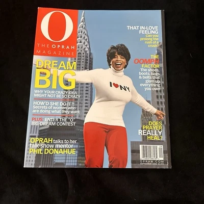 O the Oprah Magazine September 2002 Issue - Good Condition, Dream Big! Foto 1 de 4