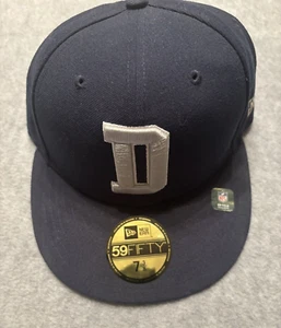 Dallas Cowboys Hut Erwachsene Größe 7 3/8 tailliert New Era 5950 blau Big D Logo NFL neu mit Etikett - Bild 1 von 8