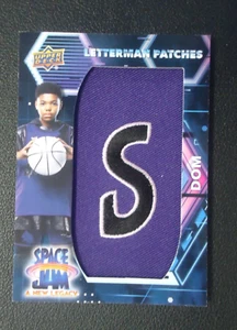 Dom 2021 UPPER DECK SPACE JAM LETTERMAN PATCHES Card #LPDO - Picture 1 of 2