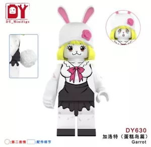 2 inch Custom One Piece Carrot Minifigure with Base, New/Mint - Picture 1 of 1