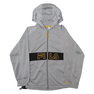 FILA Boys Grey Hoodie Full Zip L - Picture 1 of 6
