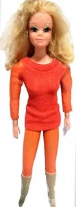Barbie Vintage 1971 LIVE ACTION PJ P.J. Bambola MOD #1156 CIGLIA RADICATE Mattel - Foto 1 di 12